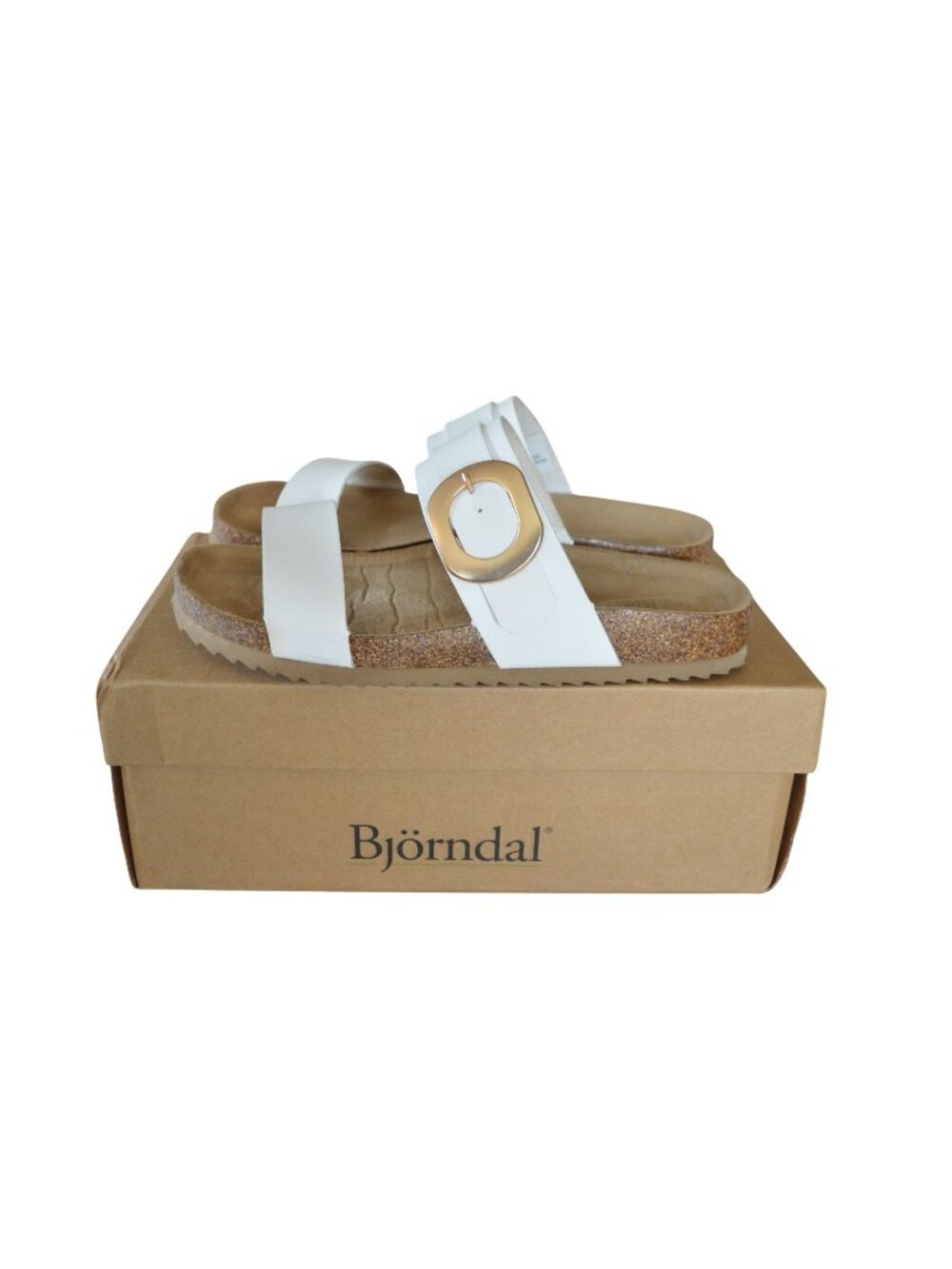 Bjorndal Elena Footbed Slide Sandals Women's Size 8 Boho Casual Summer Buckle
